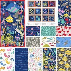 Blank Quilting Commotion In The Ocean Full Collection